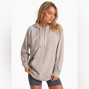 Vuori Performance Oversized hoodie and Boyfriend Jogger EUC Oyster Heather